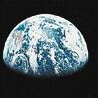 Die Erde vom Mond aus gesehen